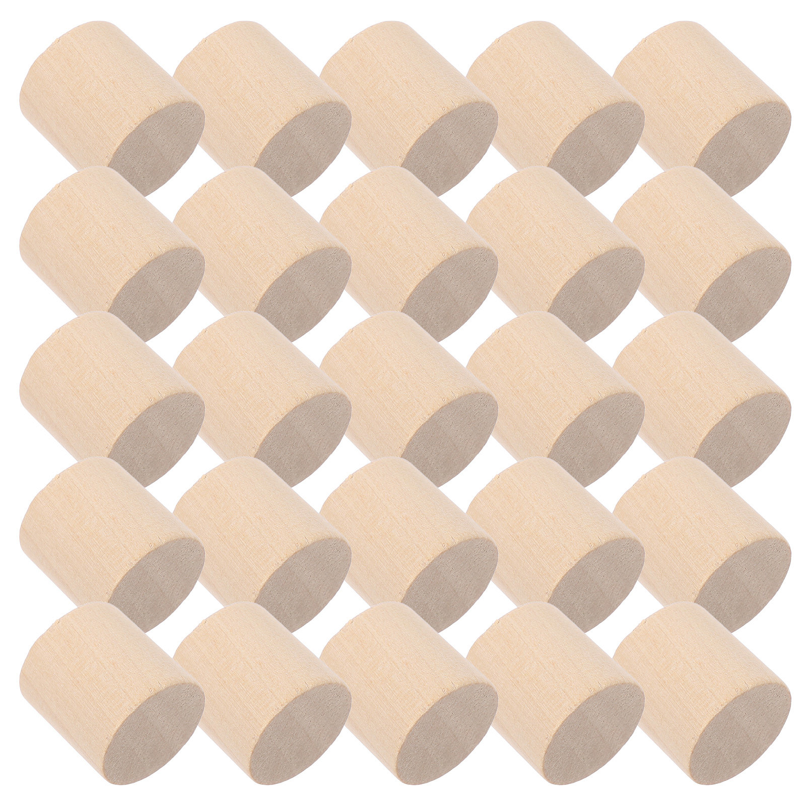 60Pcs Solid Wood Cylinder Craf - Letter S Art Craft บทวิจารณ์และราคา