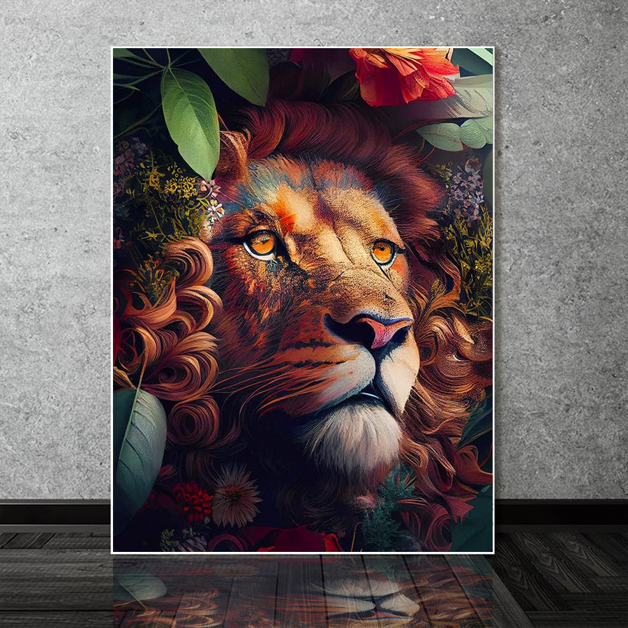Jungle Lion Avatar Diamond Pai - Art And Craft Jungle บทวิจารณ์และราคา
