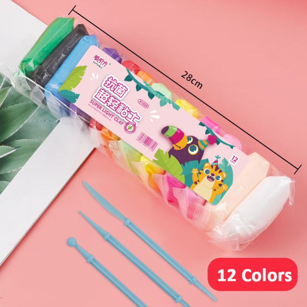 12/24/36pcs New Ultra-Light Pl - Air Dry Clay บทวิจารณ์และราคา