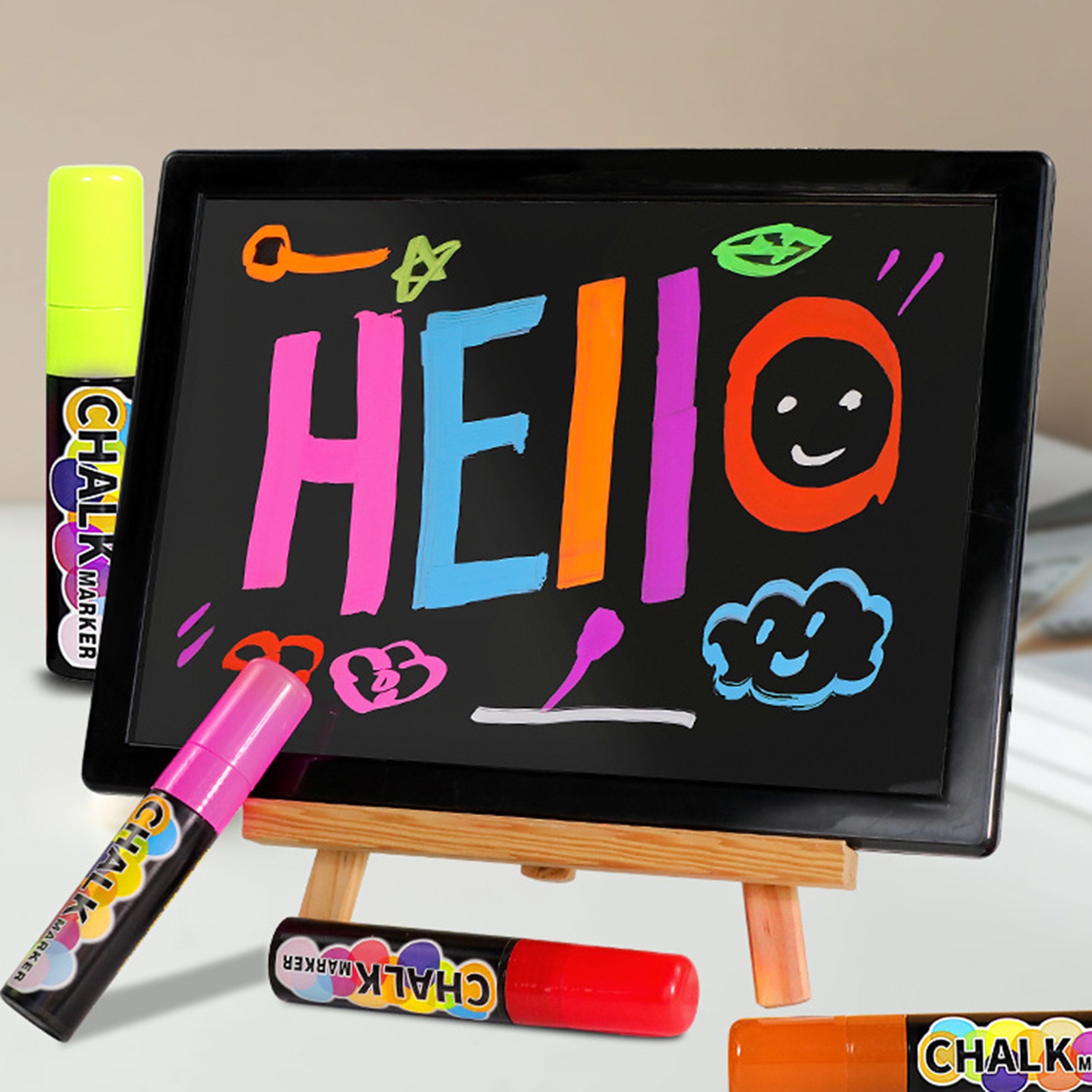 Washable Jumbo Chalk Markers D - Art Craft Jumbo บทวิจารณ์และราคา