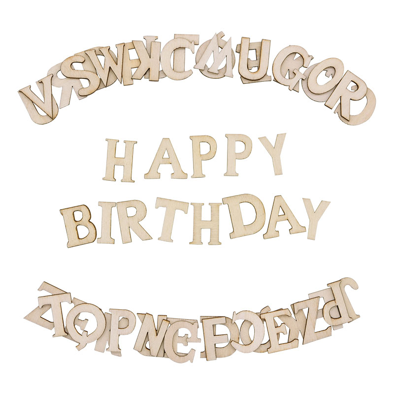 100pcs Wood English Alphabet D - Letter S Art Craft บทวิจารณ์และราคา