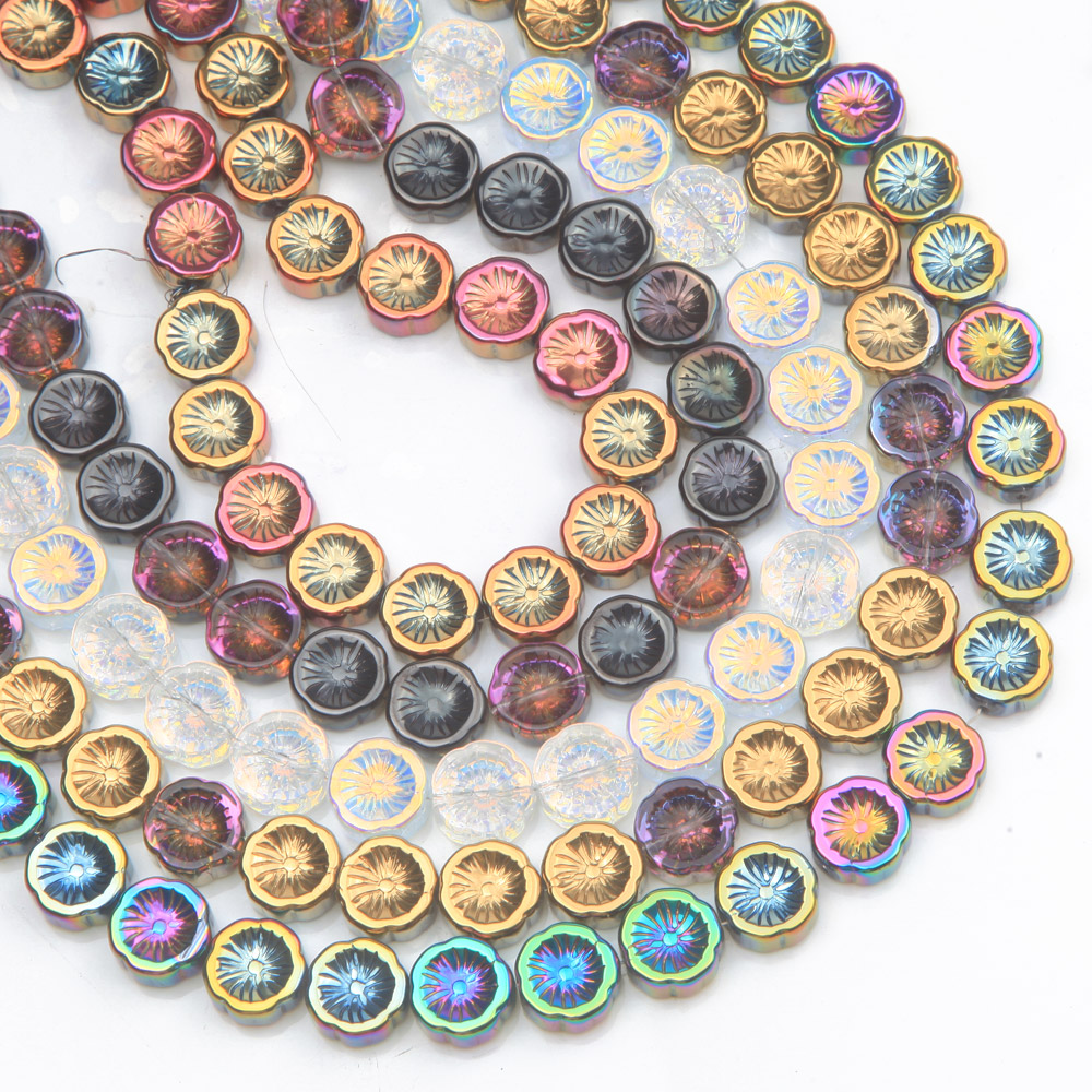 45PCS Flower Glass Beads AB Co - Art Craft Flower Making บทวิจารณ์และราคา