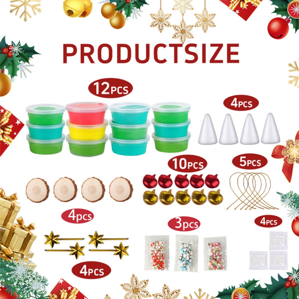 Christmas Trees DIY Crafts Kit - Air Dry Clay บทวิจารณ์และราคา