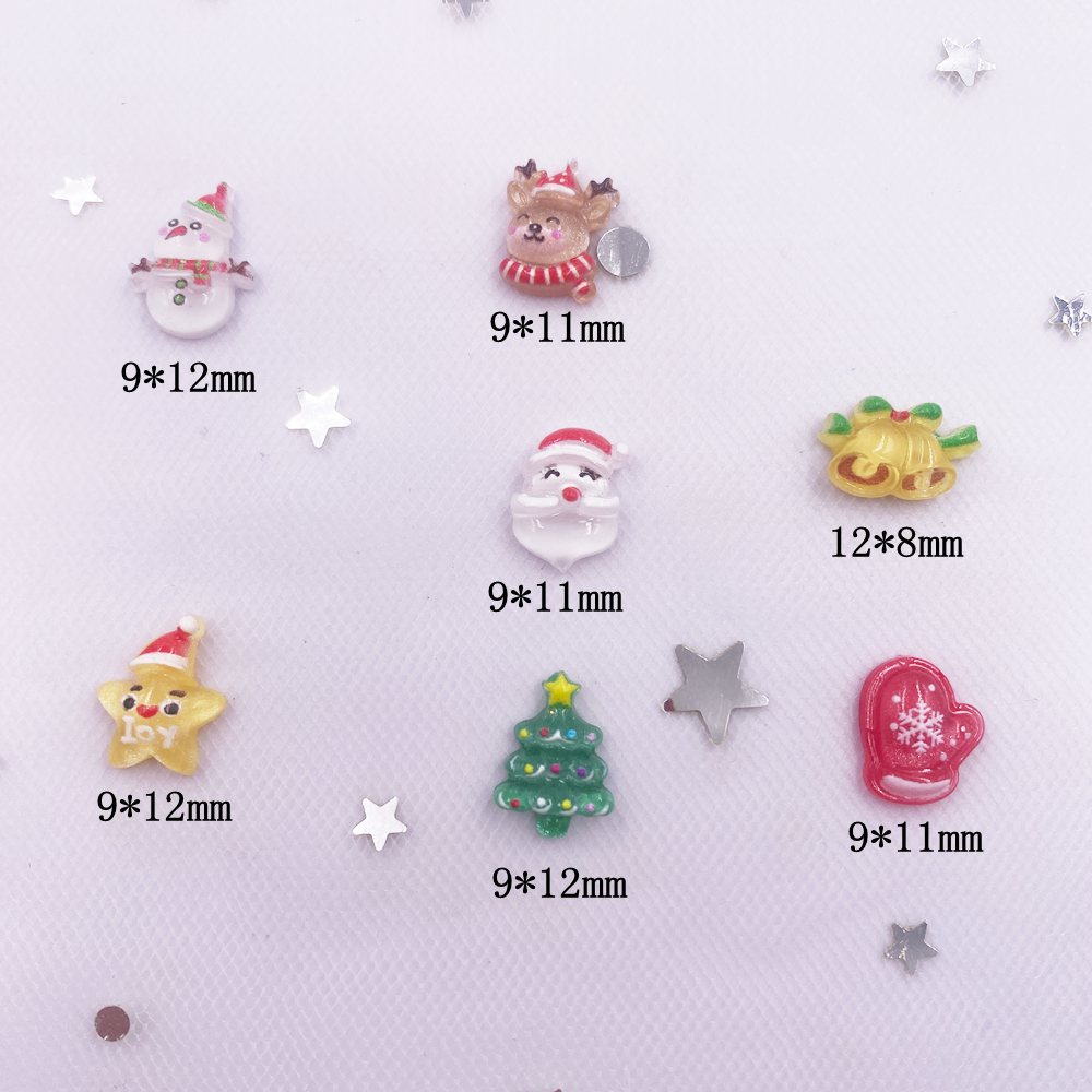 50pcs Resin Mini Colorful Chri - Art Craft Christmas Tree บทวิจารณ์และราคา