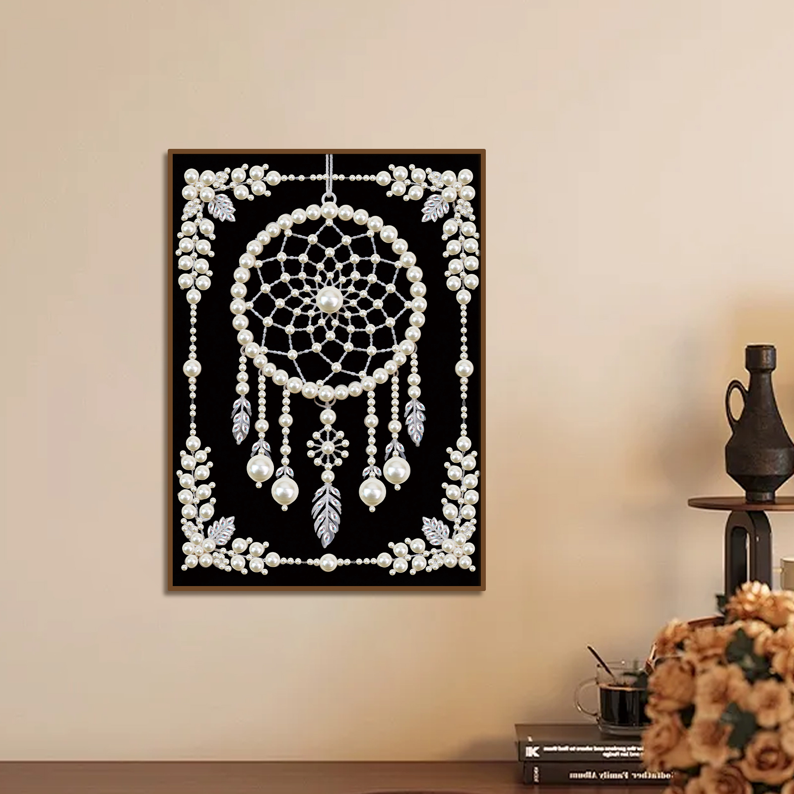 DIY Pearl Diamond Art Painting - Art Craft Gifts For Adults บทวิจารณ์และราคา