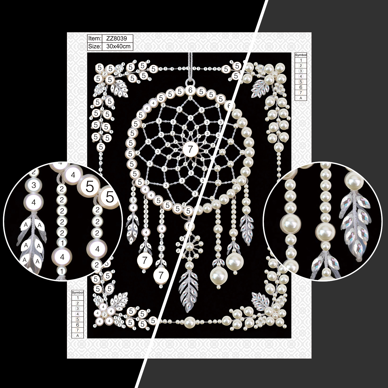 DIY Pearl Diamond Art Painting - Art Craft Gifts For Adults บทวิจารณ์และราคา