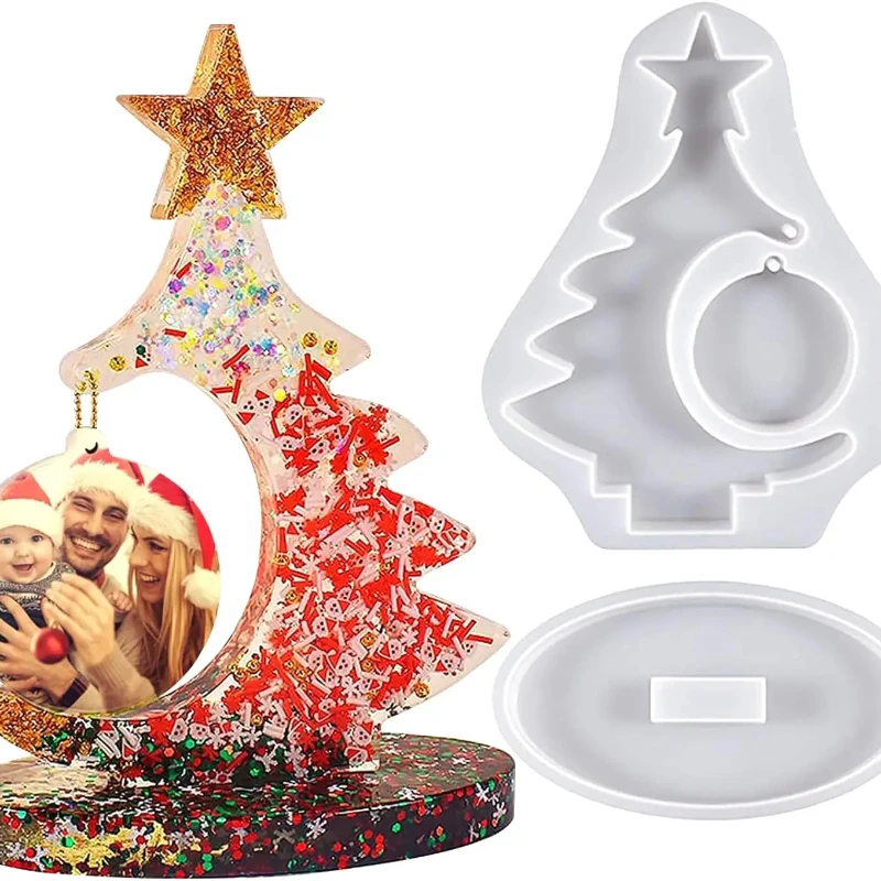 DIY Christmas Tree Photo Frame - Art Craft Christmas Tree บทวิจารณ์และราคา