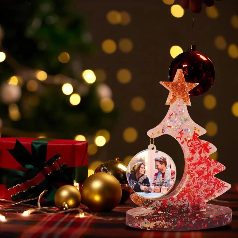 DIY Christmas Tree Photo Frame - Art Craft Christmas Tree บทวิจารณ์และราคา