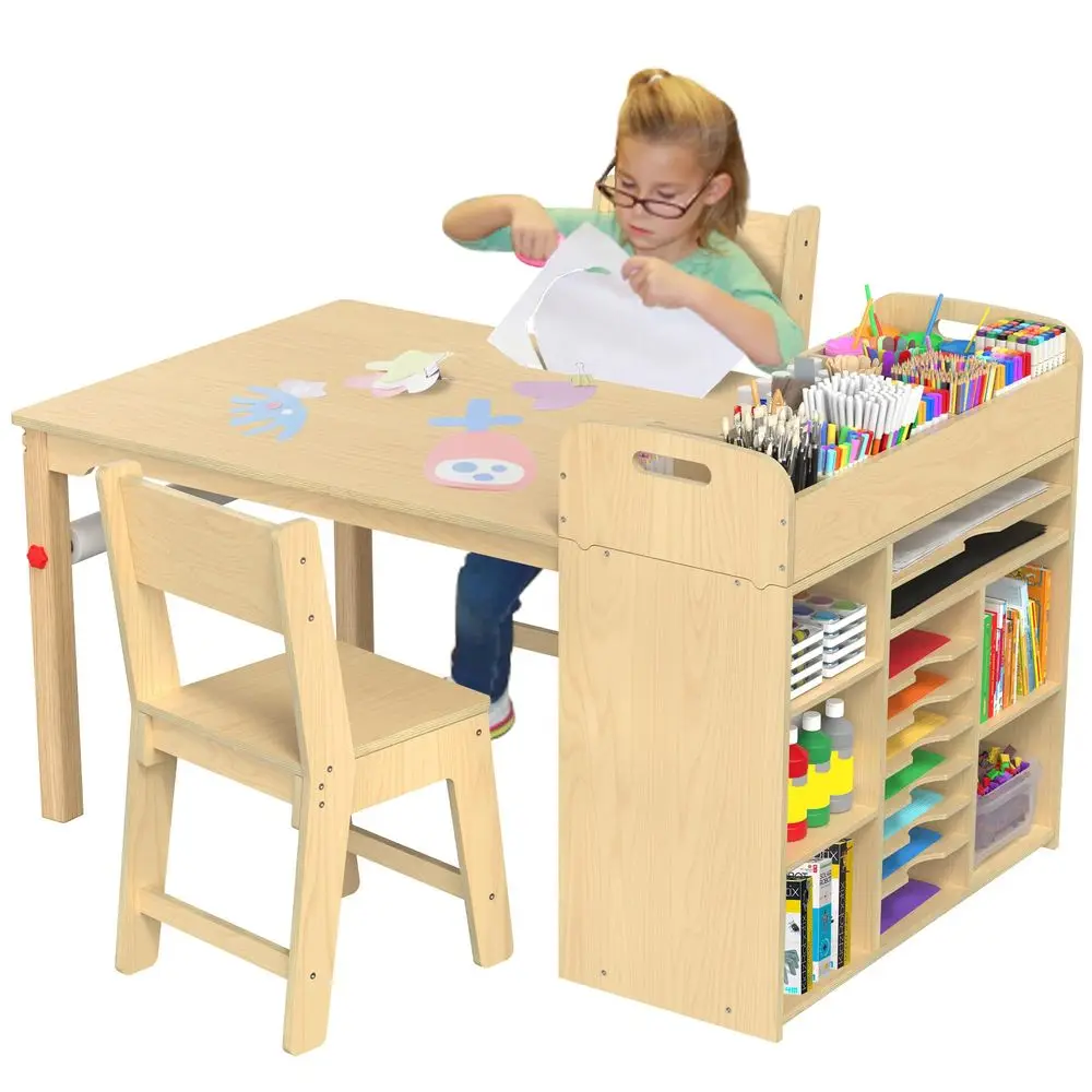 Kids Art Table and Chairs Set, - Art X Craft บทวิจารณ์และราคา