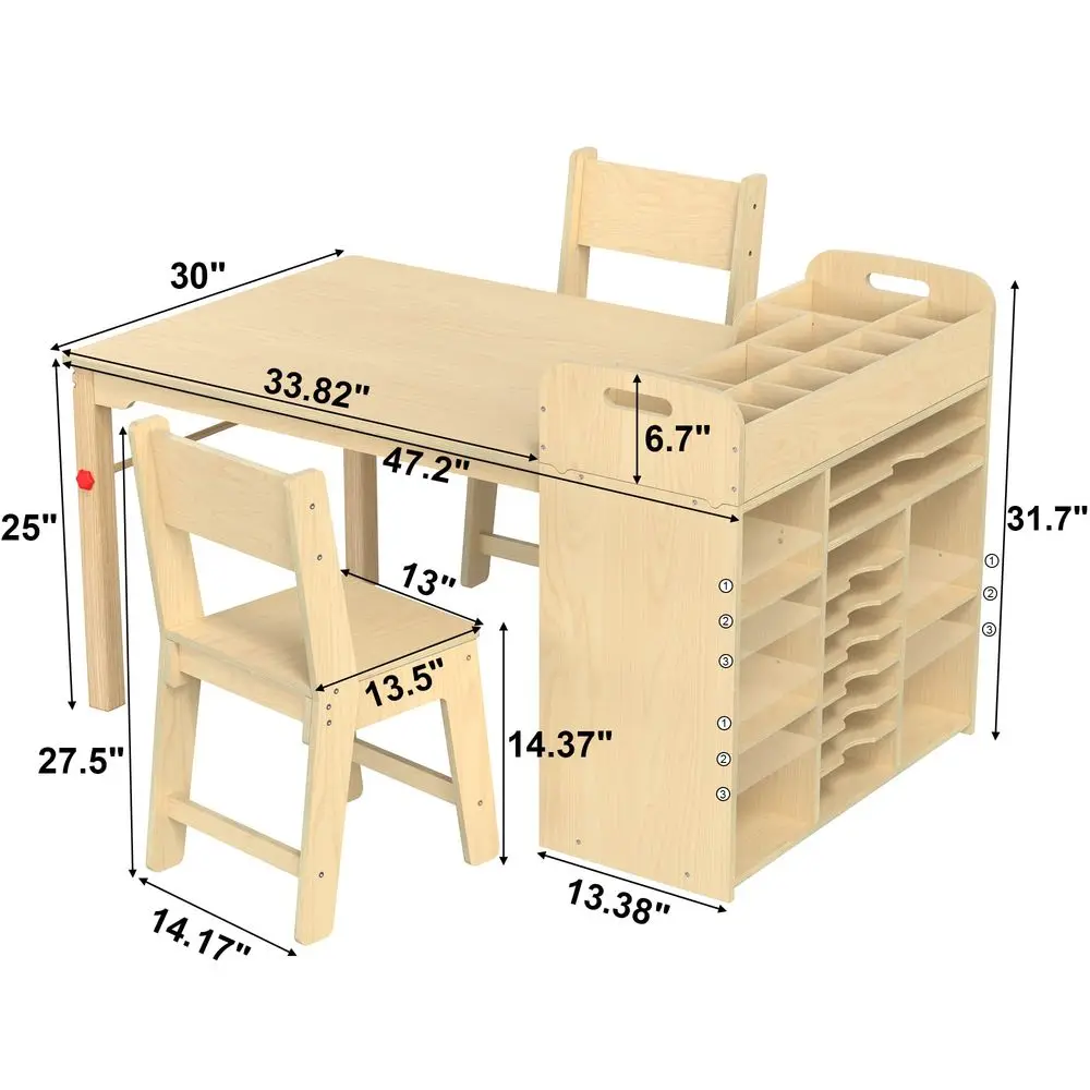 Kids Art Table and Chairs Set, - Art X Craft บทวิจารณ์และราคา
