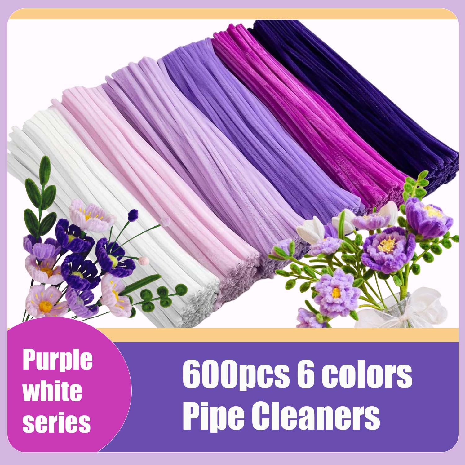 600pcs Multi-Colored, Flower M - Art Craft Flower Making บทวิจารณ์และราคา