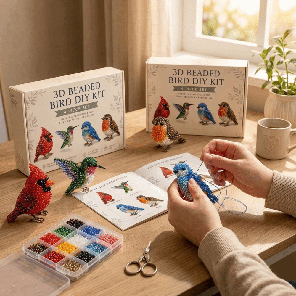 Handmade DIY Animal Bead Embro - Art Craft Education บทวิจารณ์และราคา