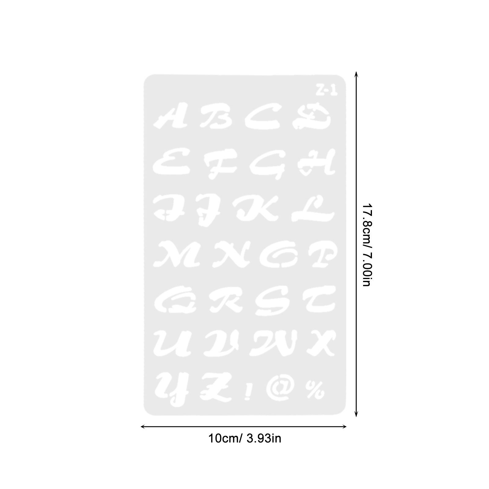 20Pcs Reusable Plastic Alphabe - Letter S Art Craft บทวิจารณ์และราคา