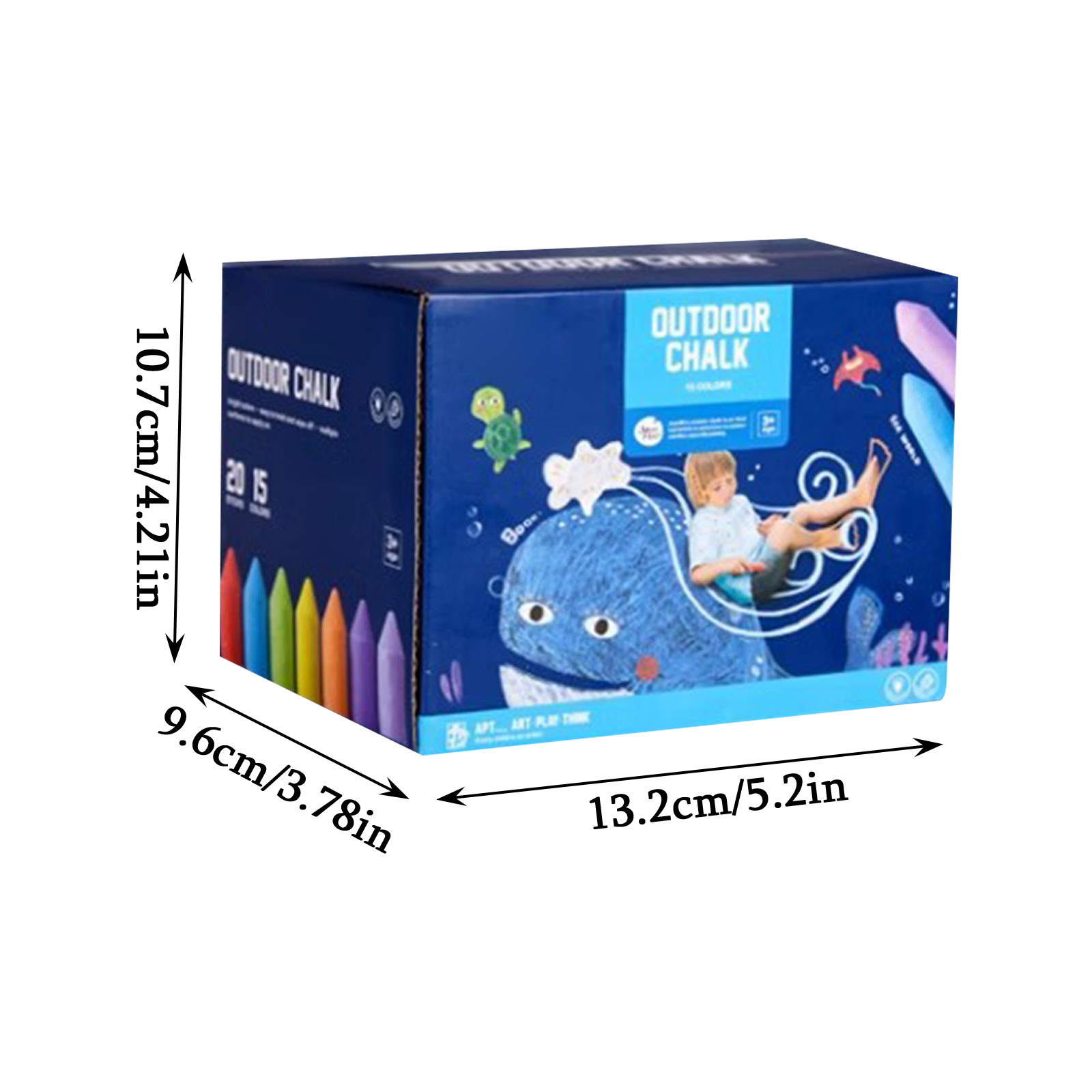 Washable Jumbo Sidewalk Colors - Art Craft Jumbo บทวิจารณ์และราคา