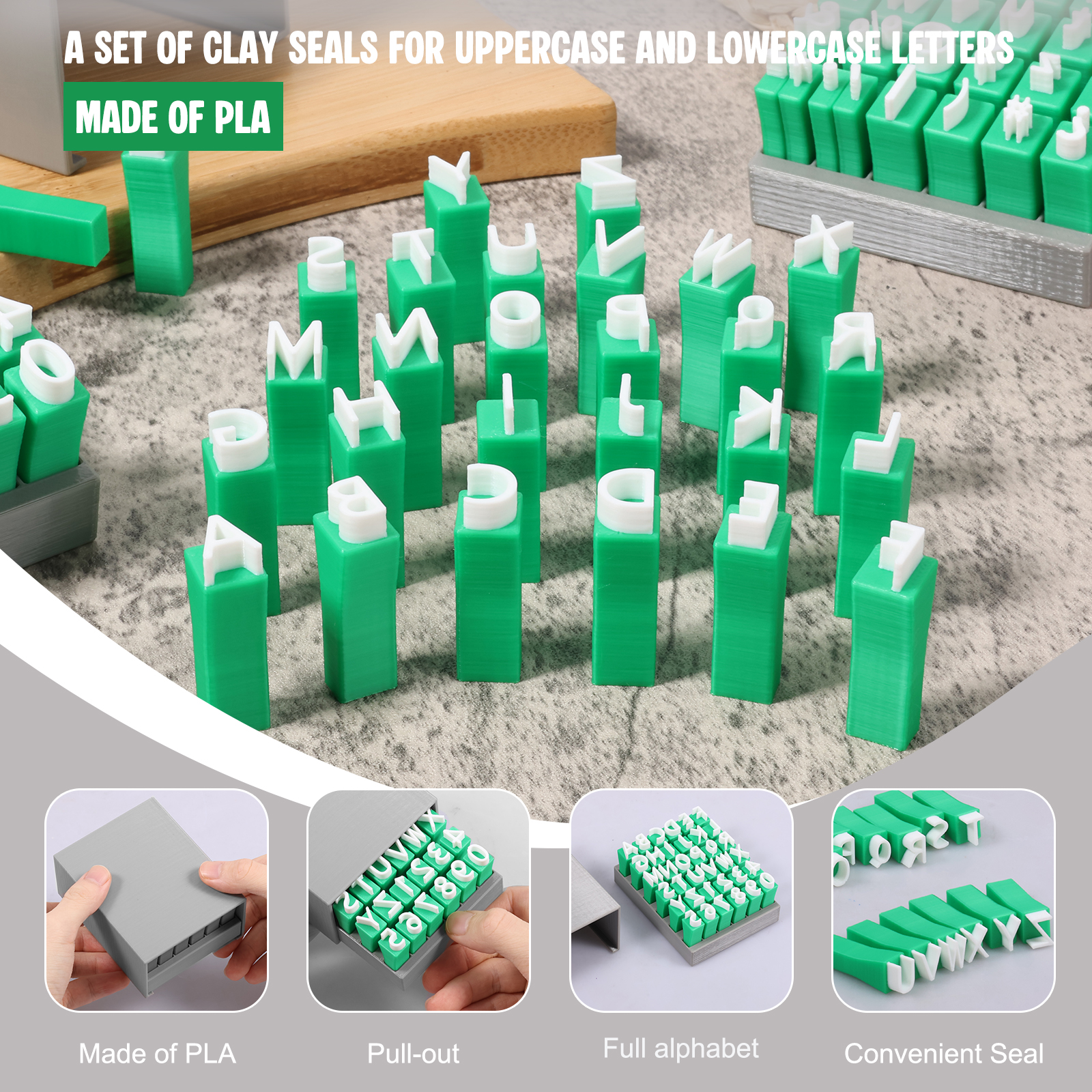 2Pcs PLA Plastic Uppercase Low - Letter S Art Craft บทวิจารณ์และราคา