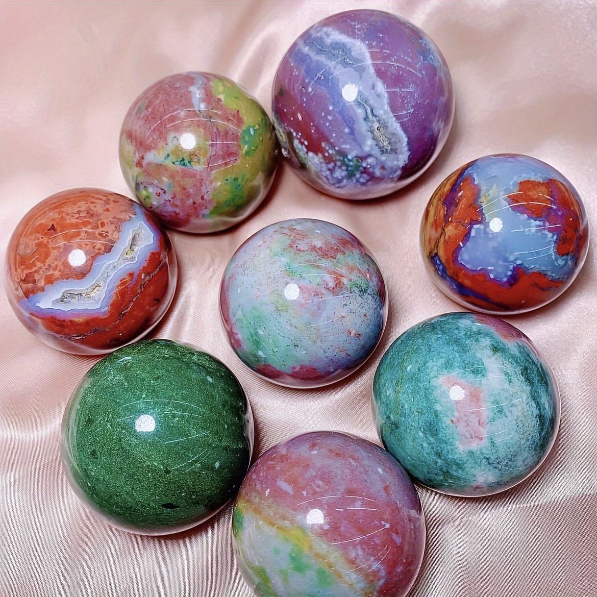8-8.5cm Natural Ocean Jasper S - Art And Craft Valentine บทวิจารณ์และราคา