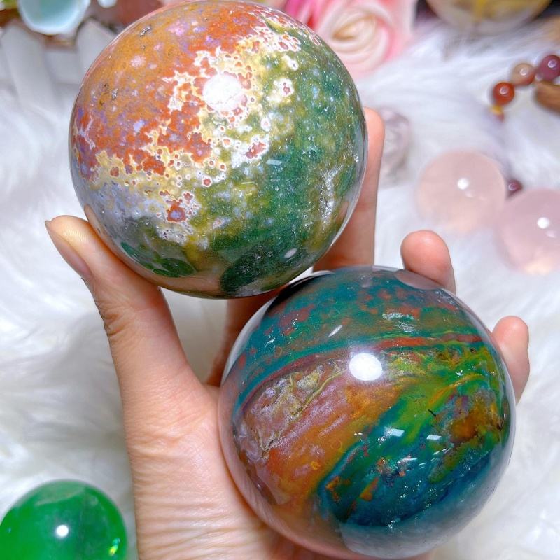 8-8.5cm Natural Ocean Jasper S - Art And Craft Valentine บทวิจารณ์และราคา