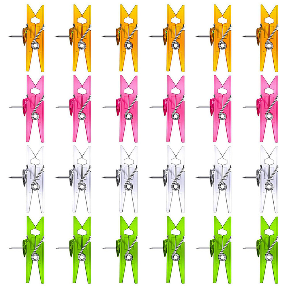 2 Boxes Small Pushpin Clips Pl - Art And Craft Valentine บทวิจารณ์และราคา