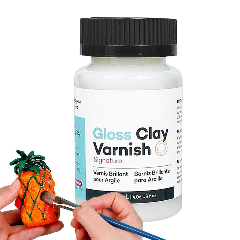 120ML Gloss Varnish For Air Dr - Air Dry Clay บทวิจารณ์และราคา