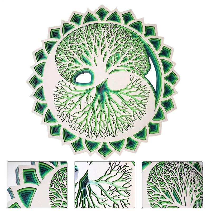 Wood Wall Art With Trees Art D - Art Craft Meaning บทวิจารณ์และราคา