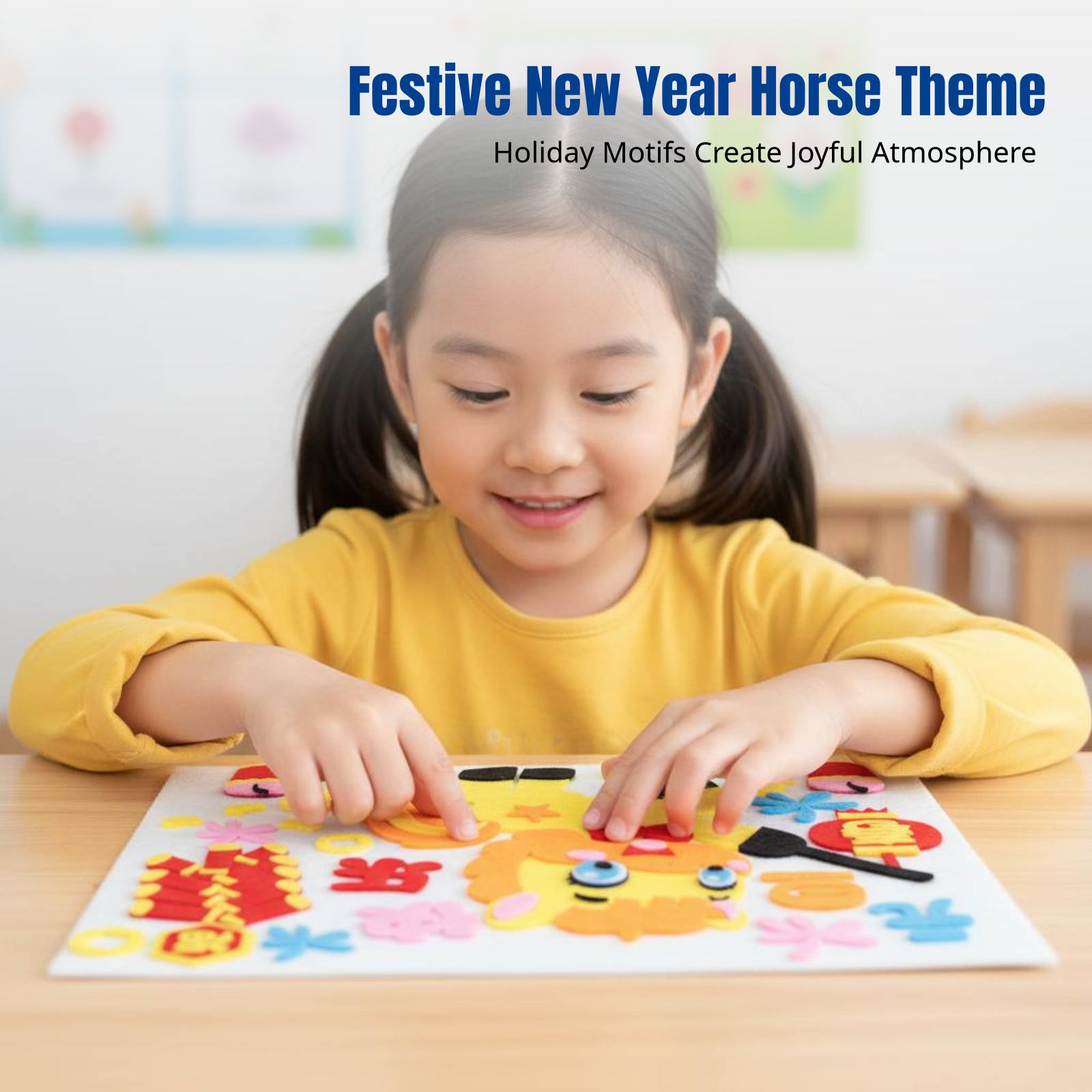 2026 New Year DIY Fabric Art S - Art Craft Horse บทวิจารณ์และราคา