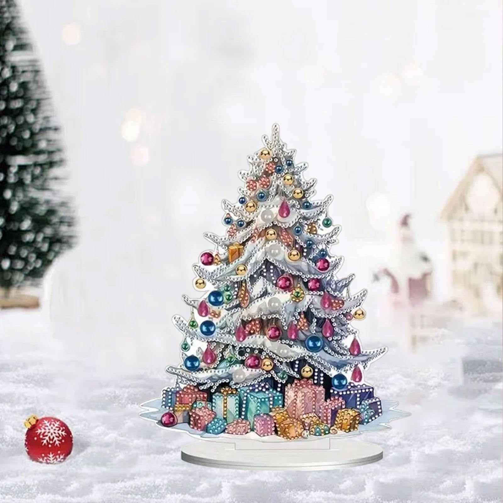 Christmas Tree Desktop Decorat - Art And Craft Xmas Tree บทวิจารณ์และราคา