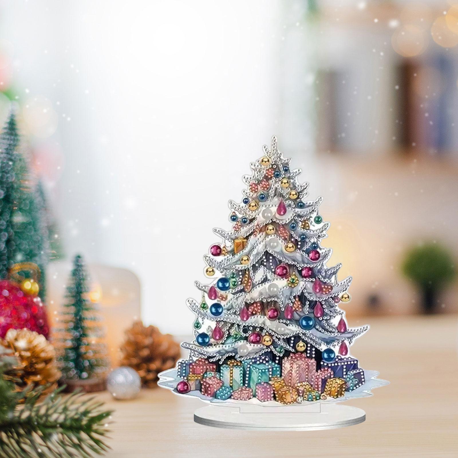 Christmas Tree Desktop Decorat - Art And Craft Xmas Tree บทวิจารณ์และราคา