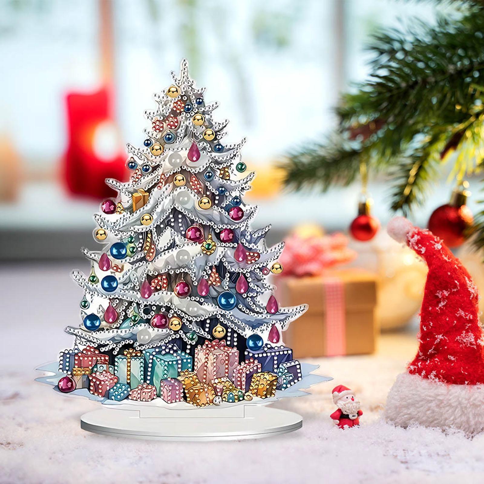 Christmas Tree Desktop Decorat - Art And Craft Xmas Tree บทวิจารณ์และราคา
