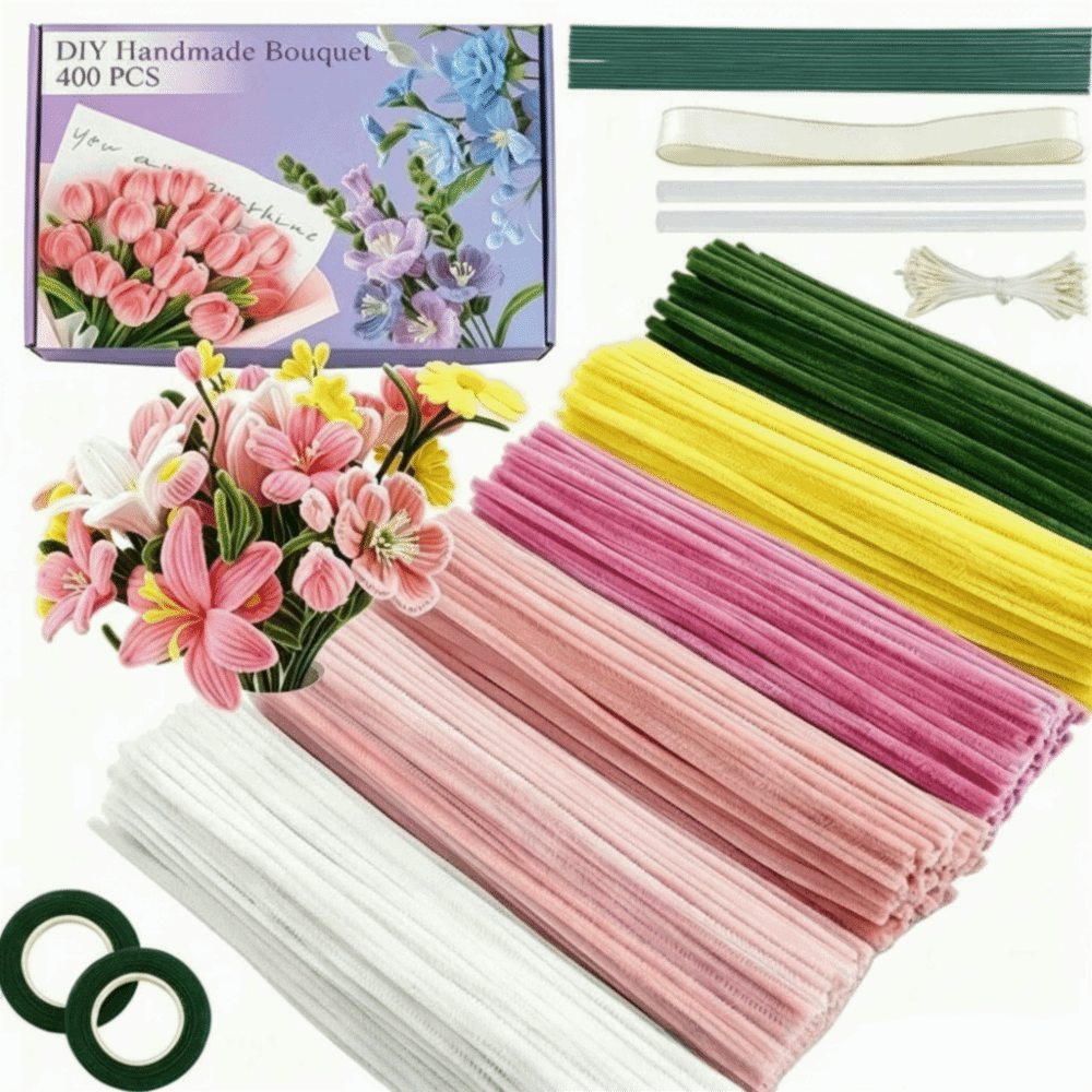 400 Pieces Creative 12 Inch Pi - Art Craft Flower Making บทวิจารณ์และราคา