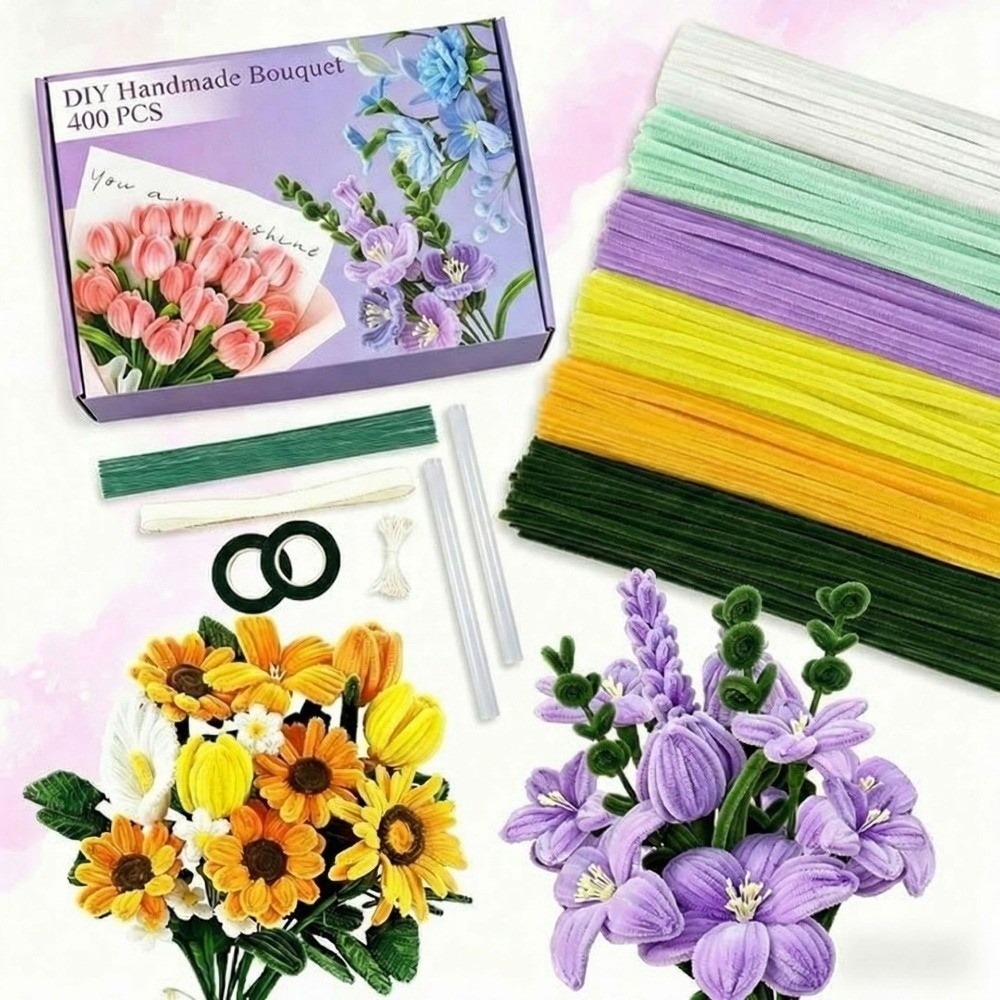 400 Pieces Creative 12 Inch Pi - Art Craft Flower Making บทวิจารณ์และราคา