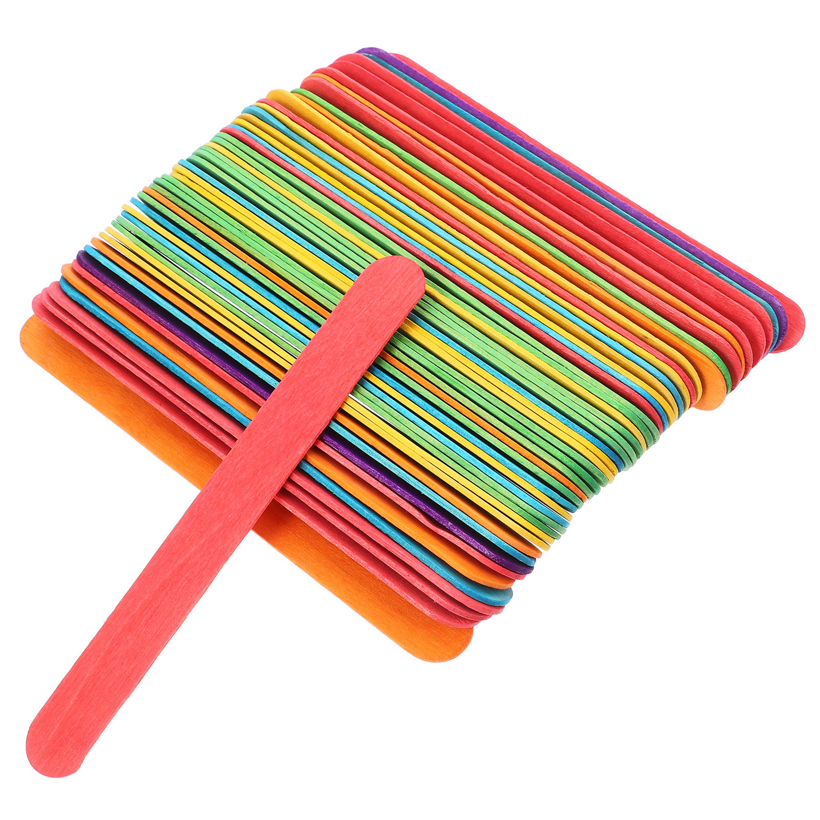 50Pcs Bright Colored Ice Pop S - Art Craft Jumbo บทวิจารณ์และราคา