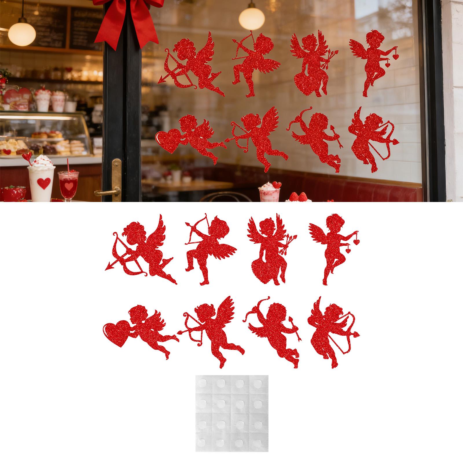 Glitter Red Cupid Cutouts Prin - Art And Craft Valentine บทวิจารณ์และราคา