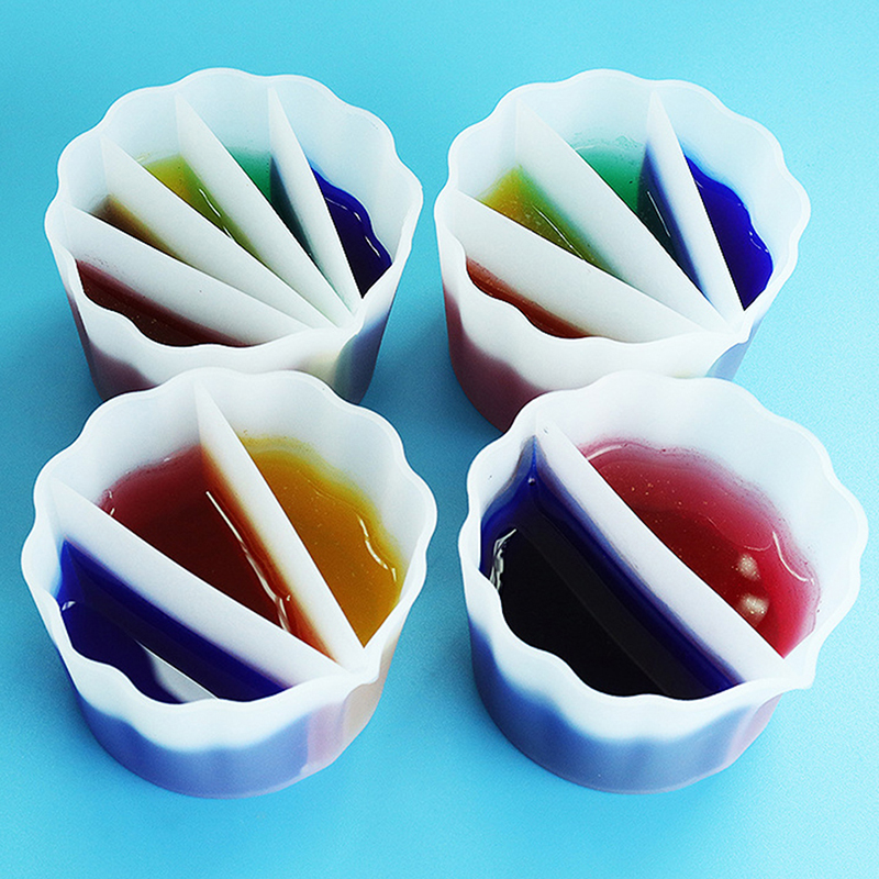 Silicone Split Cups For Paints - Acrylic Pour Paint บทวิจารณ์และราคา