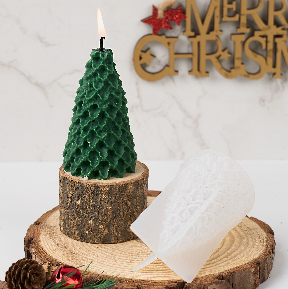 3D Christmas Tree Silicone Can - Art And Craft Xmas Tree บทวิจารณ์และราคา