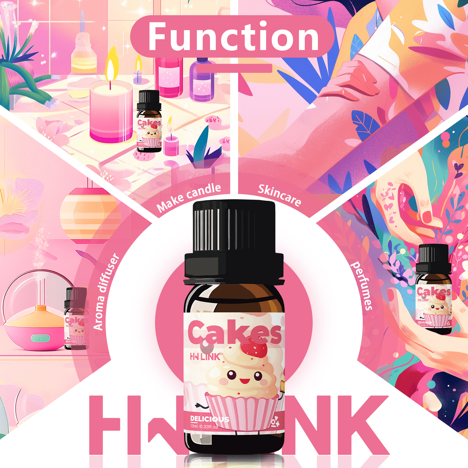 10ml Cakes Essential Oils Perf - Art Craft Things บทวิจารณ์และราคา