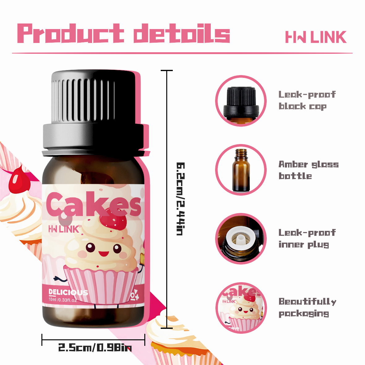10ml Cakes Essential Oils Perf - Art Craft Things บทวิจารณ์และราคา