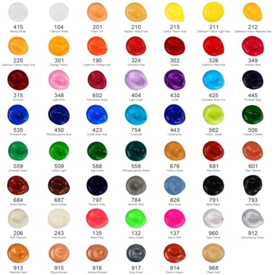 Acrylic Paint, / 120ml Single  - Art Craft Youtube บทวิจารณ์และราคา