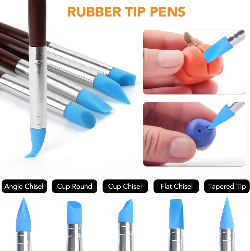 Air Dry Clay Tool Set Silicone - Air Dry Clay บทวิจารณ์และราคา