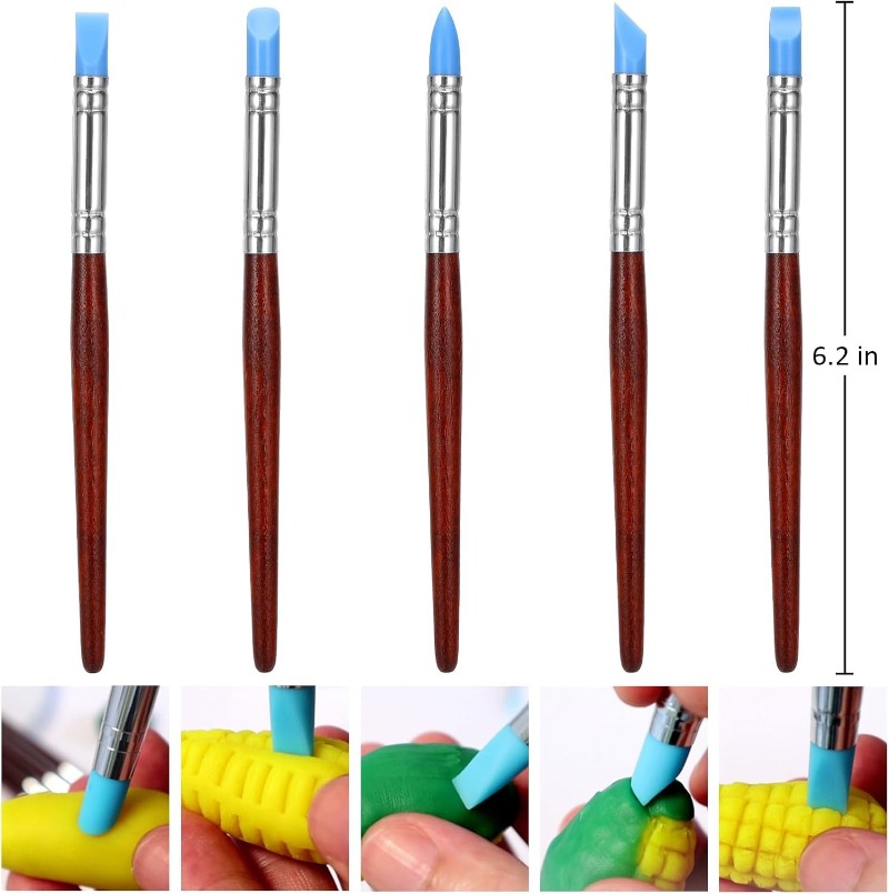Air Dry Clay Tool Set Silicone - Air Dry Clay บทวิจารณ์และราคา