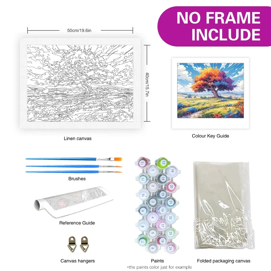 RUOPOTY Painting By Number For - Art And Craft Jungle บทวิจารณ์และราคา
