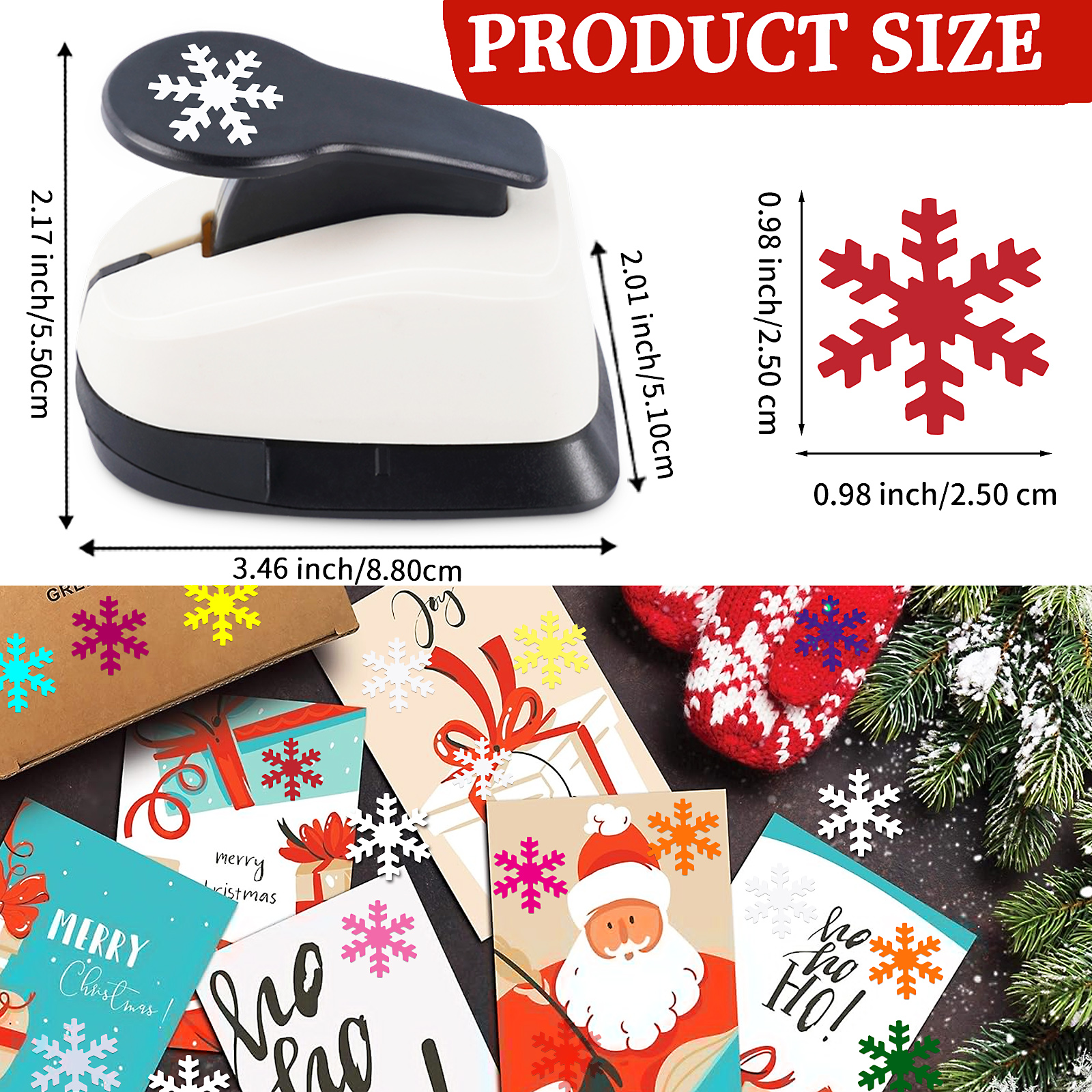 3pcs Paper Hole Puncher Cutter - Art Craft Christmas Tree บทวิจารณ์และราคา