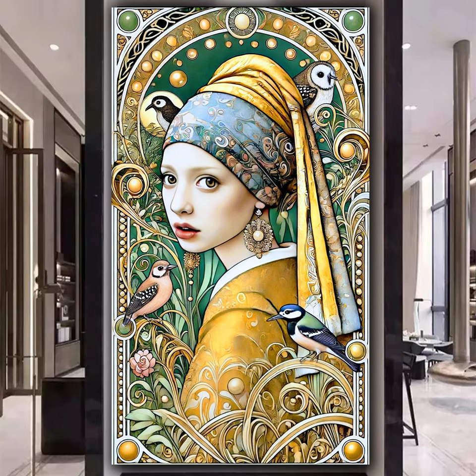 Amazing Pearl Woman 5D DIY Ful - Art And Craft Valentine บทวิจารณ์และราคา