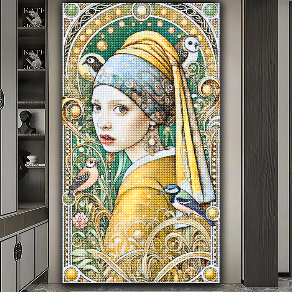 Amazing Pearl Woman 5D DIY Ful - Art And Craft Valentine บทวิจารณ์และราคา