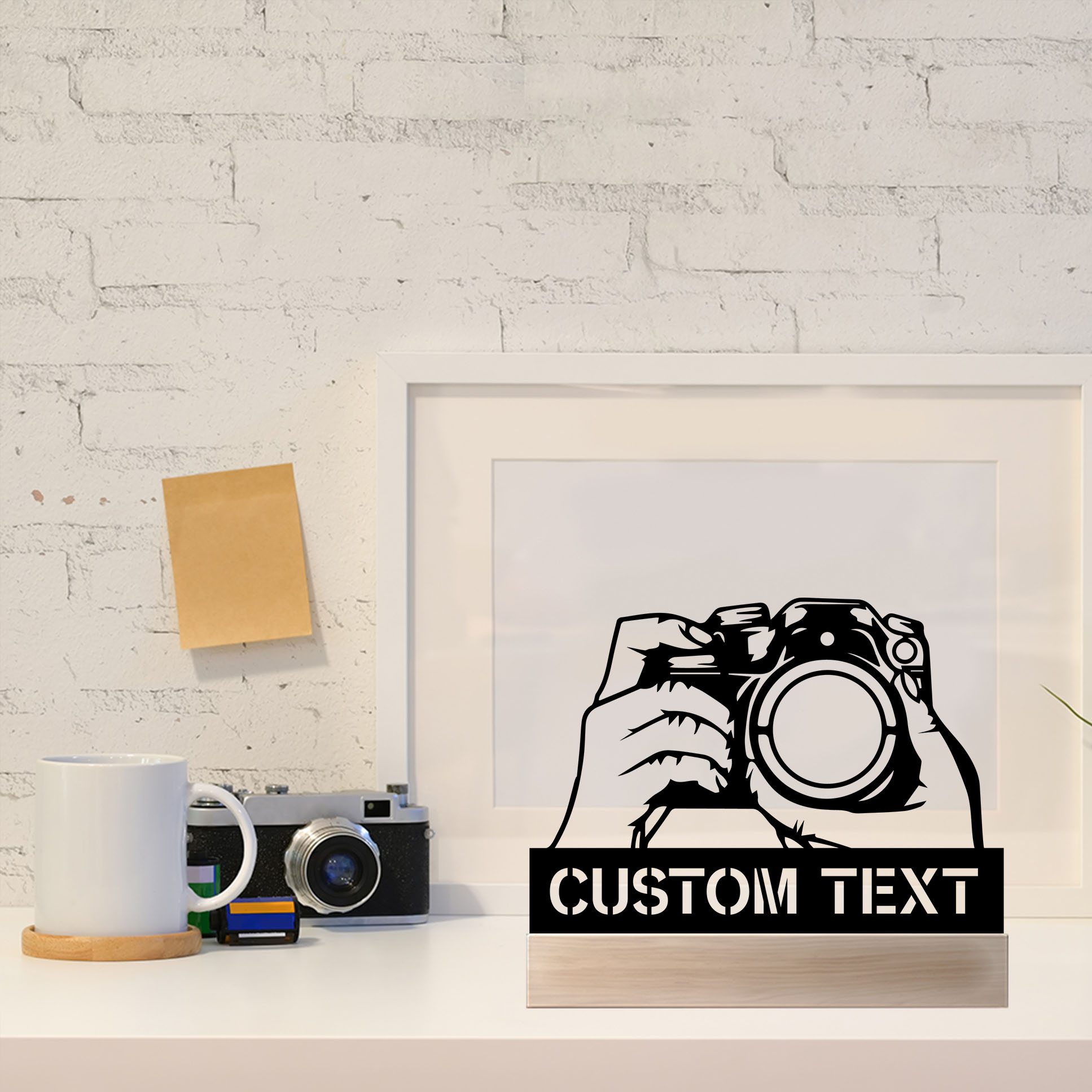 1pc Simple Camera Customizable - Letter S Art Craft บทวิจารณ์และราคา