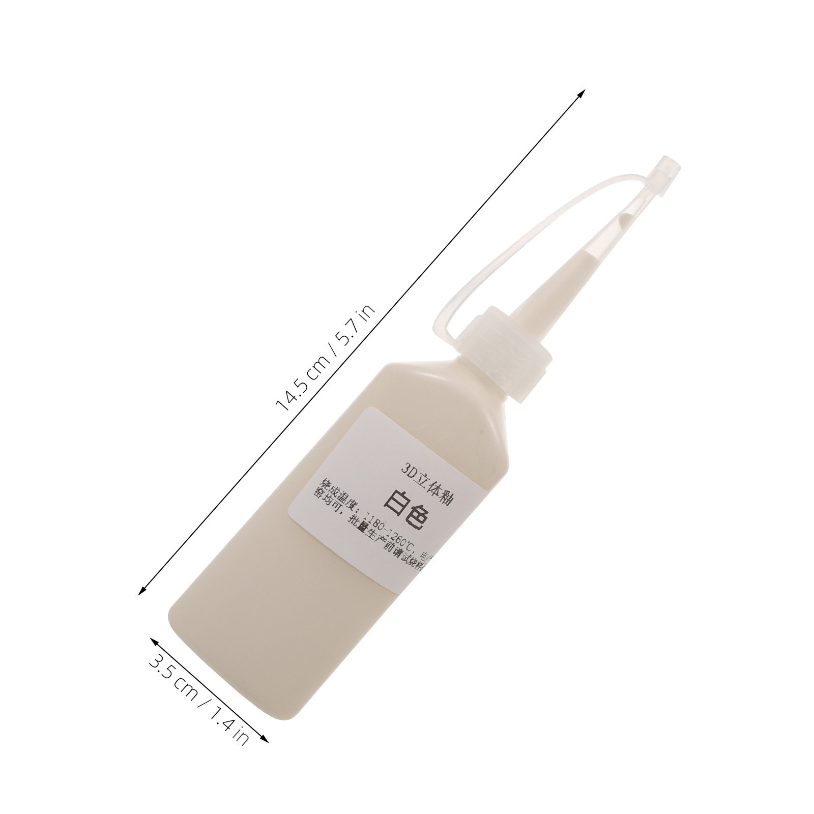 3D Underglaze Paint White 40Ml - Air Dry Clay บทวิจารณ์และราคา