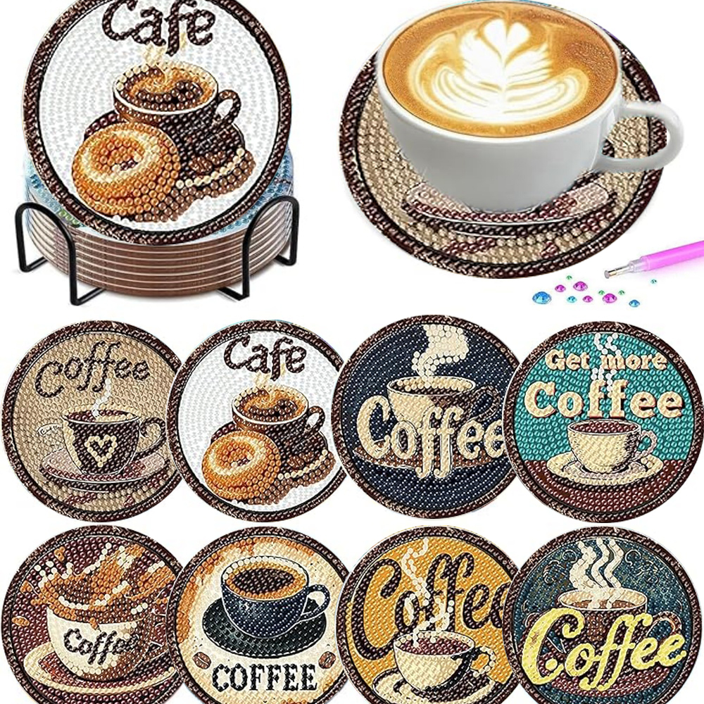 8 pieces/set of diamond painte - Art Craft Things บทวิจารณ์และราคา