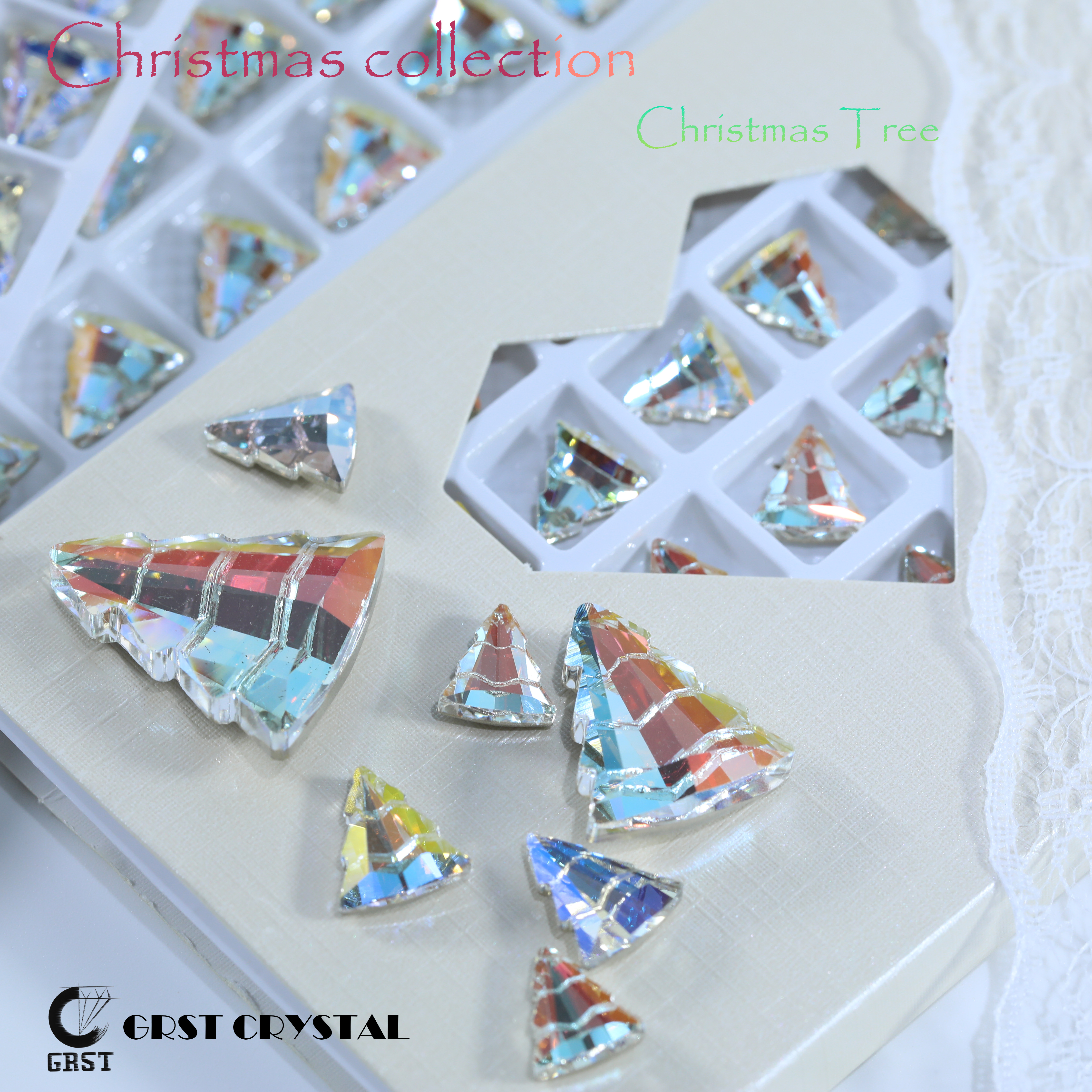 Shiny Christmas tree Fancy Sto - Art Craft Christmas Tree บทวิจารณ์และราคา