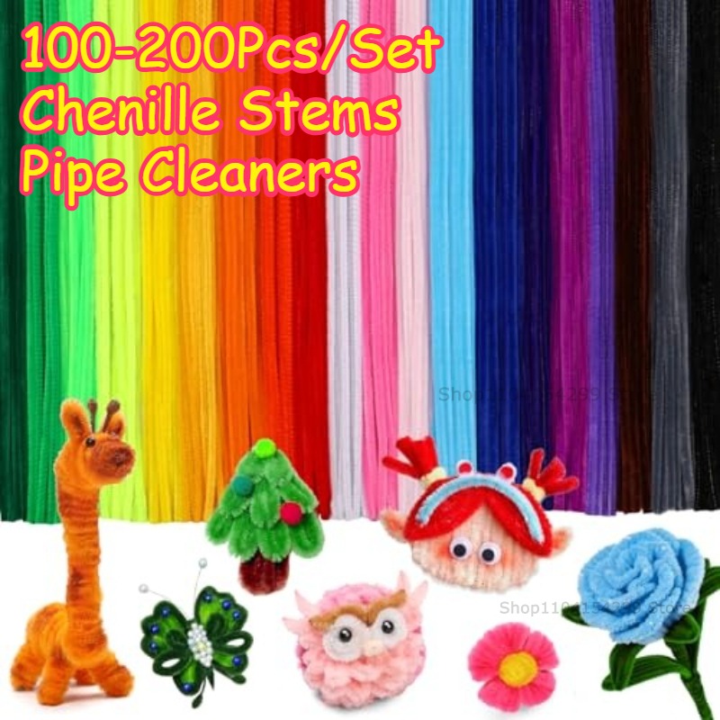 Pipe Cleaners Chenille Stems J - Art Craft Jumbo บทวิจารณ์และราคา