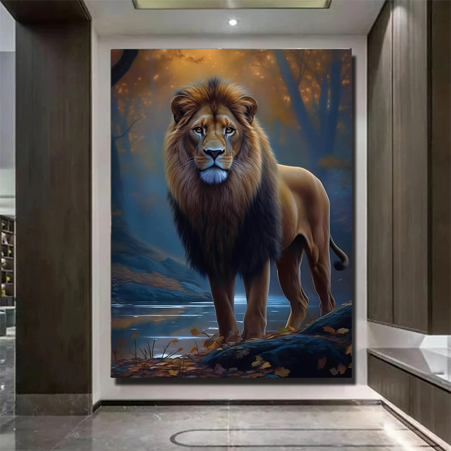 5D Diamond Art Kit Jungle Anim - Art And Craft Jungle บทวิจารณ์และราคา