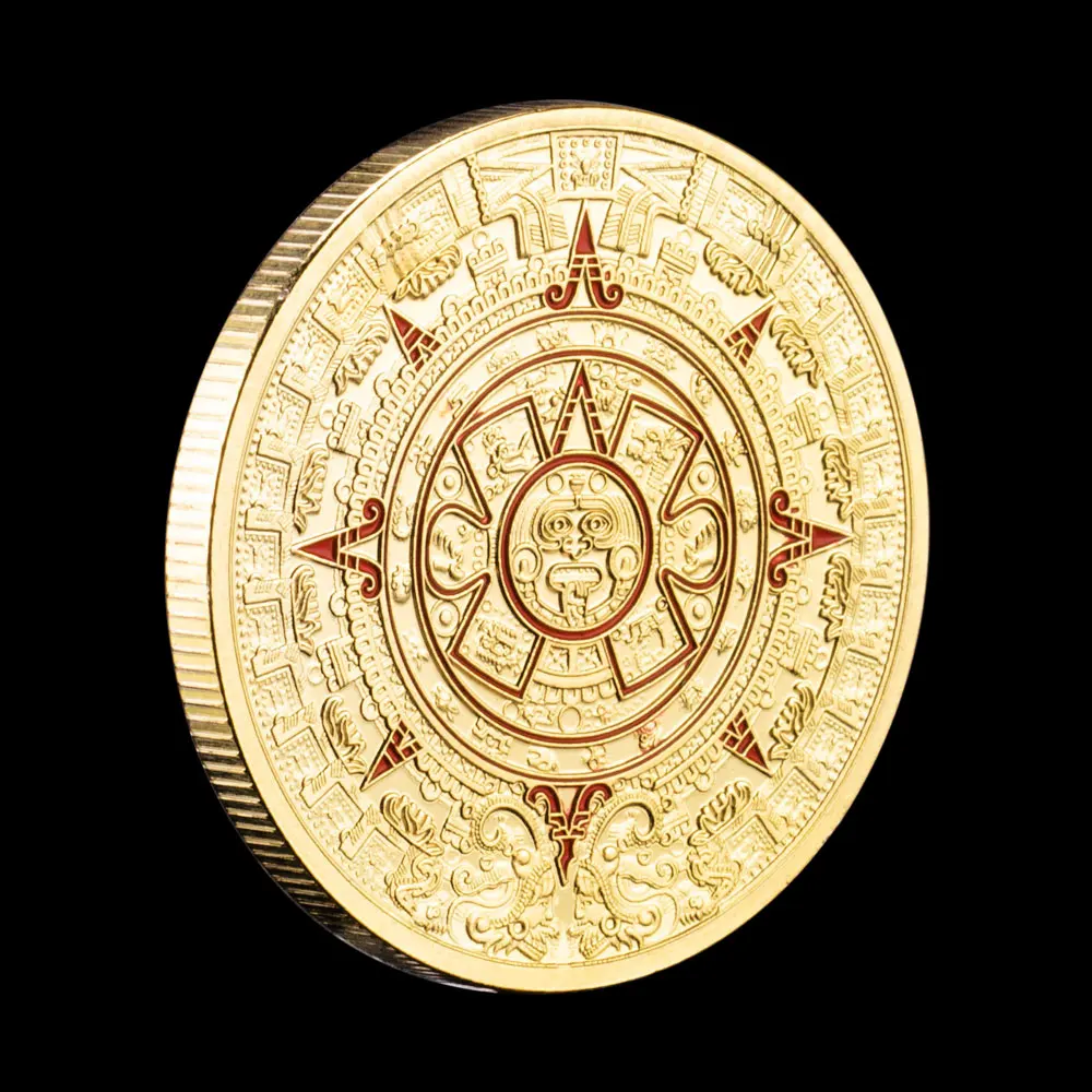 Gold Plated Mayan Aztec Calend - Letter S Art Craft บทวิจารณ์และราคา